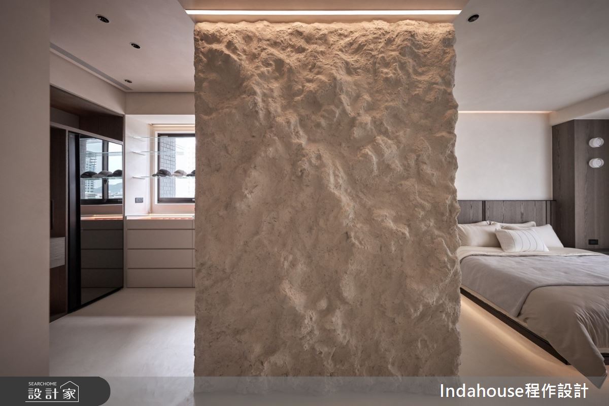 20坪新成屋(5年以下)＿侘寂風臥室更衣間案例圖片＿Indahouse程作設計＿程作_【Residence】No.009 Chen House  Taipei之28