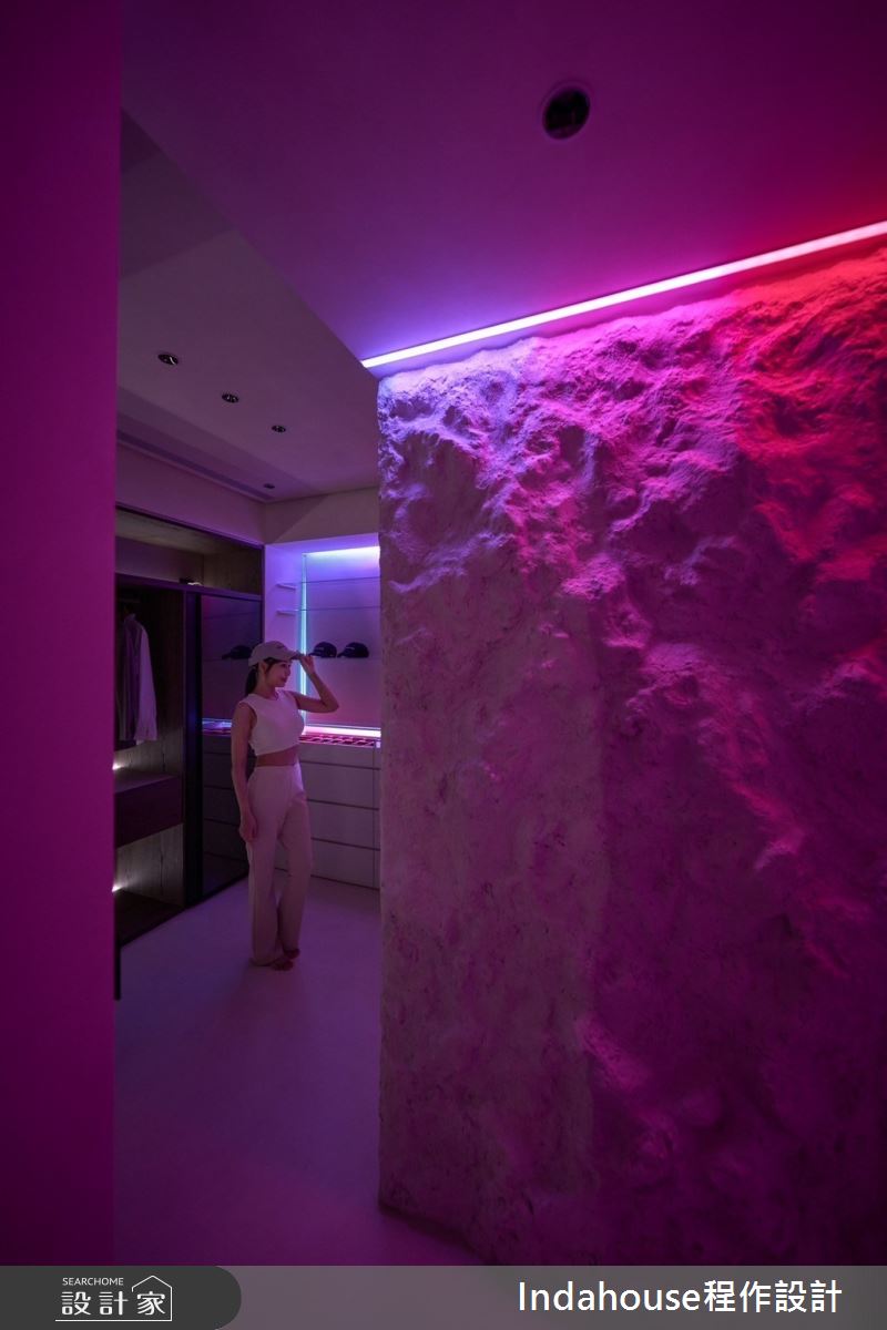 20坪新成屋(5年以下)＿侘寂風更衣間案例圖片＿Indahouse程作設計＿程作_【Residence】No.009 Chen House  Taipei之33