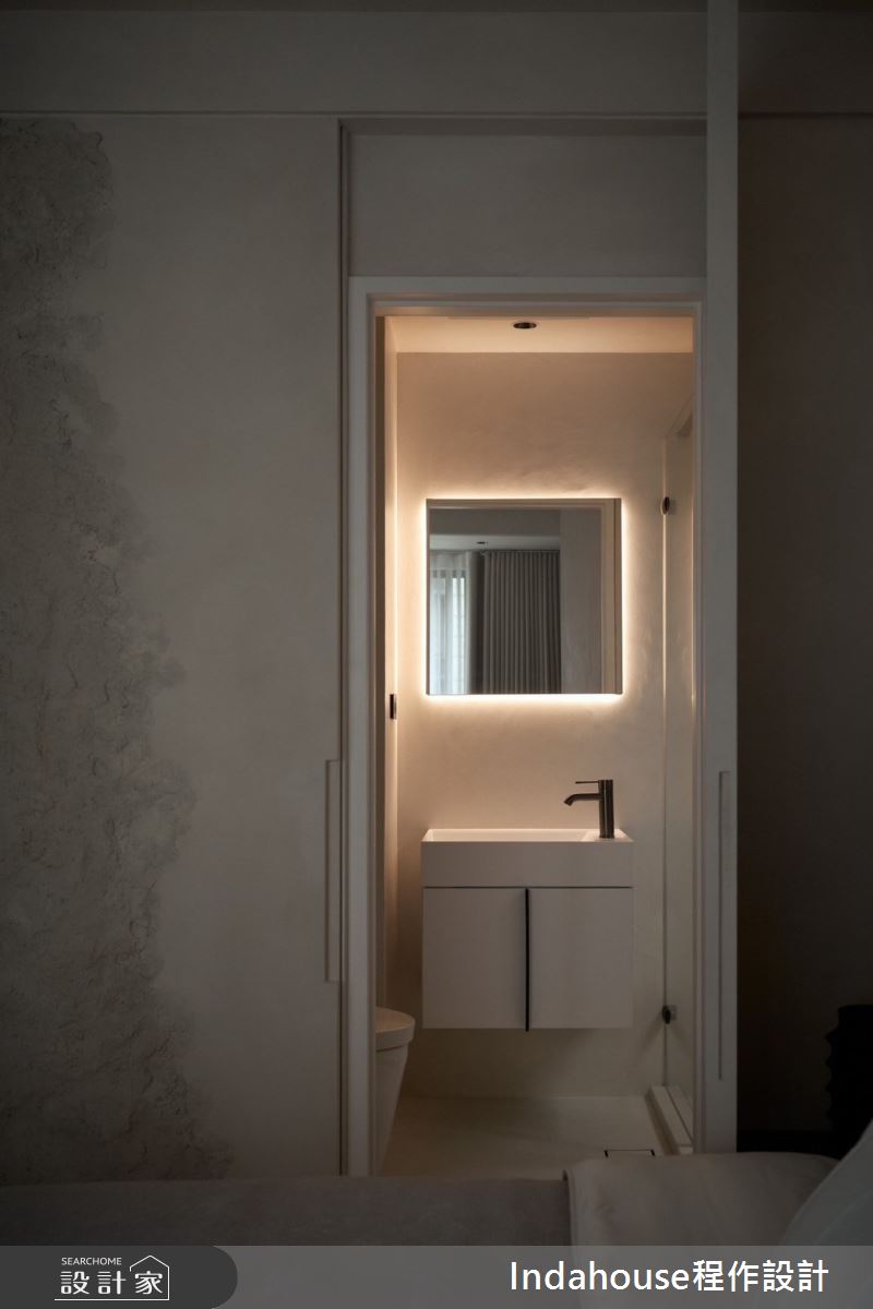 20坪新成屋(5年以下)＿侘寂風浴室案例圖片＿Indahouse程作設計＿程作_【Residence】No.009 Chen House  Taipei之35