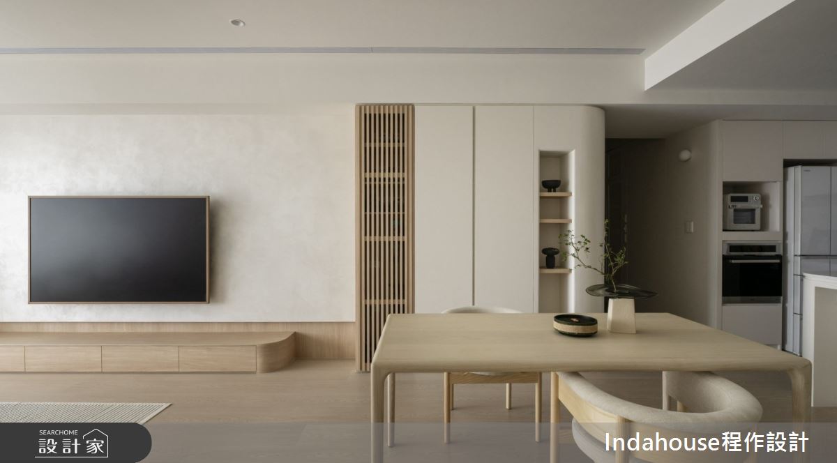 20坪新成屋(5年以下)＿日式無印風客廳餐廳案例圖片＿Indahouse程作設計＿程作_【Residence】No.010 Lan House  New Taipei之10