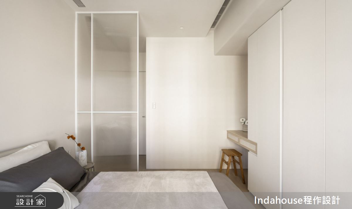 20坪新成屋(5年以下)＿日式無印風臥室案例圖片＿Indahouse程作設計＿程作_【Residence】No.010 Lan House  New Taipei之25