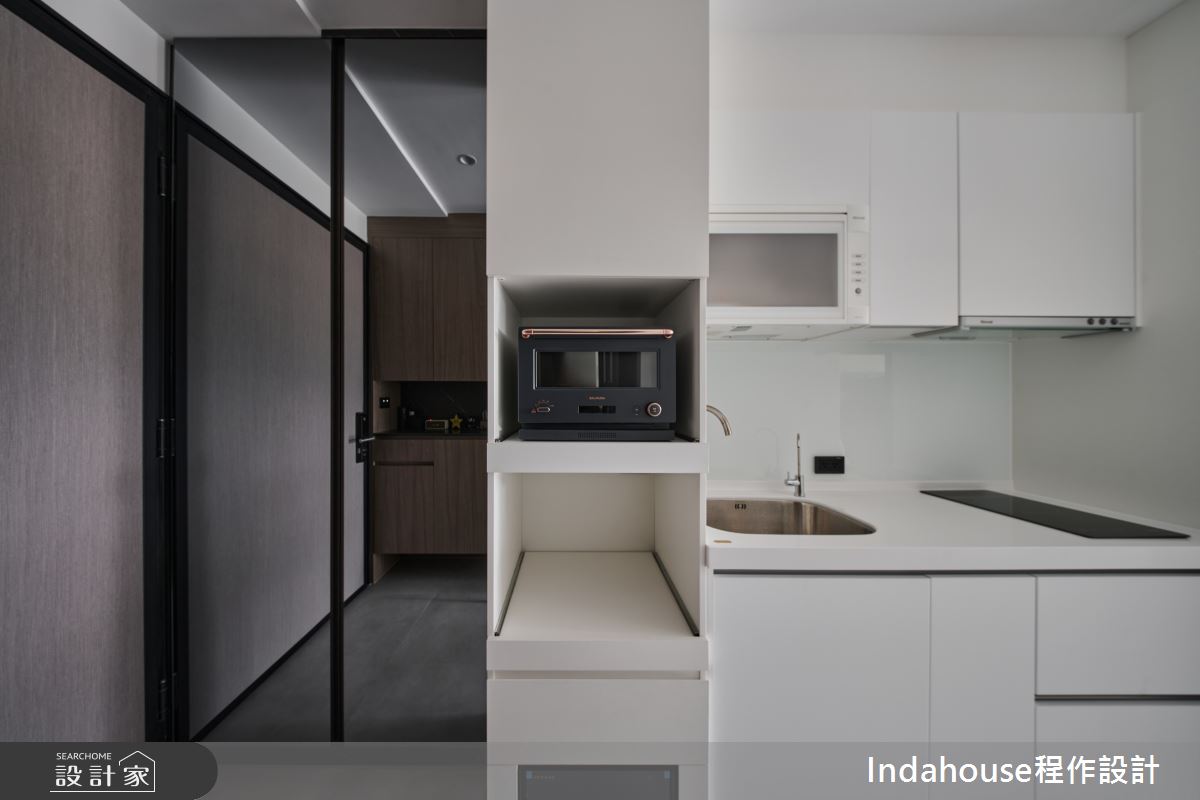 7坪新成屋(5年以下)＿現代風玄關廚房案例圖片＿Indahouse程作設計＿程作_【Residence】No.012 Chen House Taipei之2214