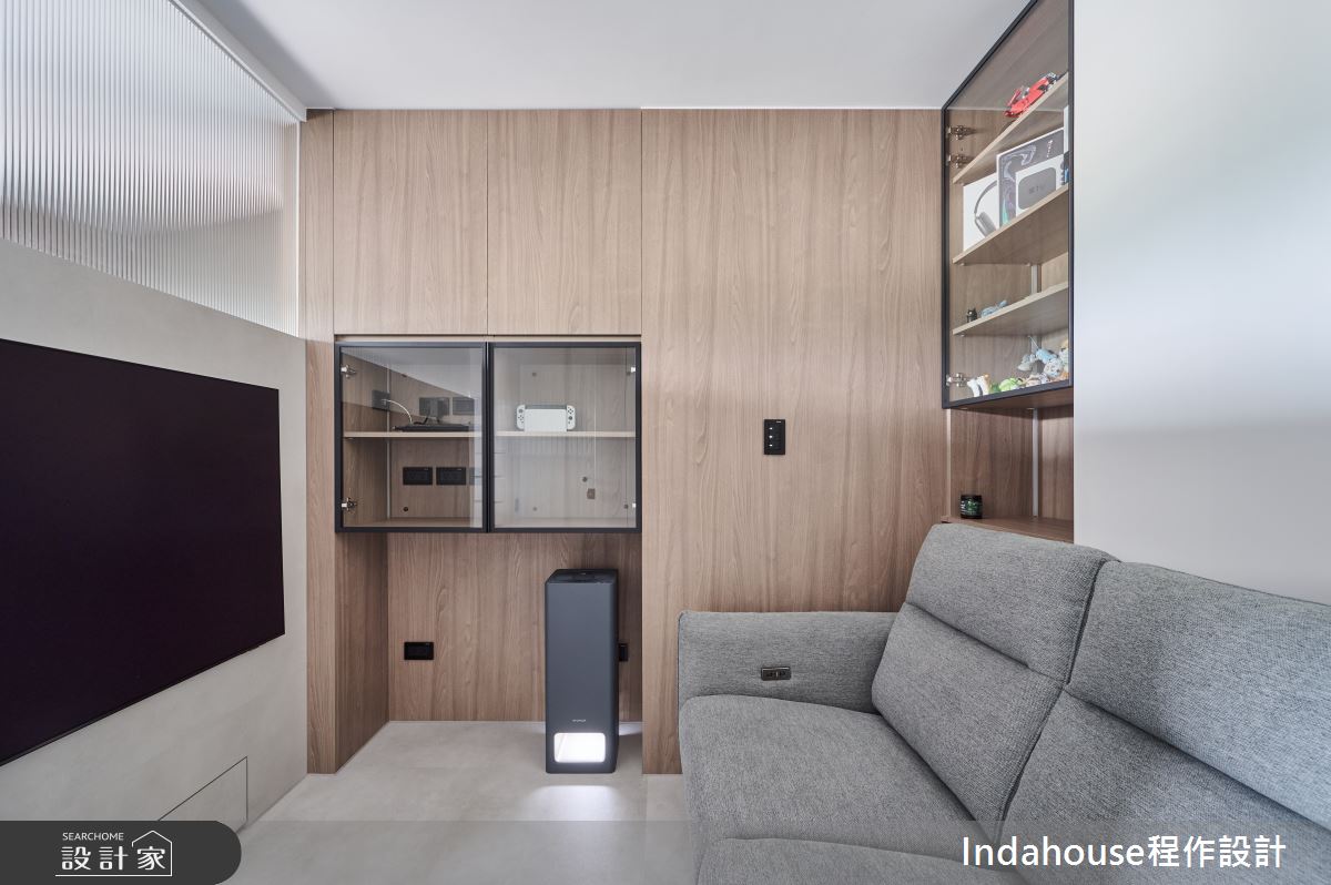 7坪新成屋(5年以下)＿現代風客廳案例圖片＿Indahouse程作設計＿程作_【Residence】No.012 Chen House Taipei之6