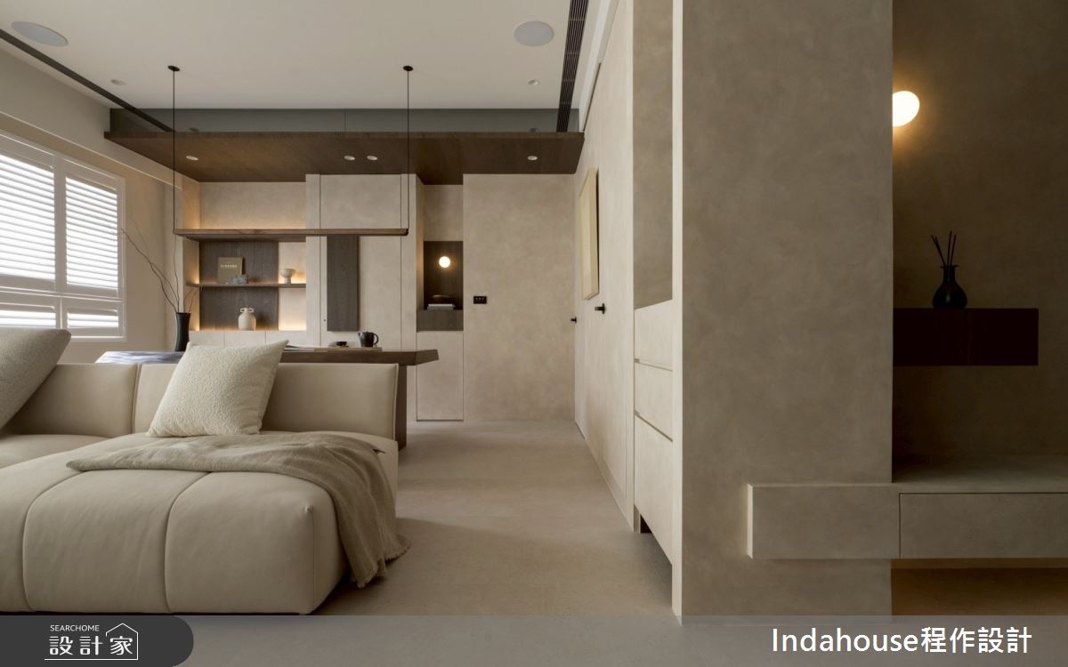 20坪預售屋＿日式無印風玄關客廳書房案例圖片＿Indahouse程作設計＿程作_【Residence】No.013 Zhuang House / Taoyuan之4