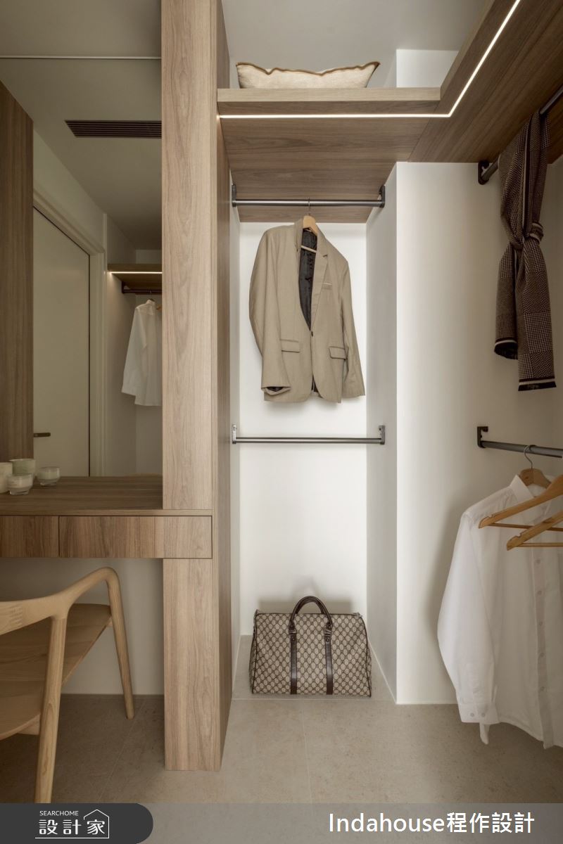 20坪預售屋＿日式無印風更衣間案例圖片＿Indahouse程作設計＿程作_【Residence】No.013 Zhuang House / Taoyuan之20