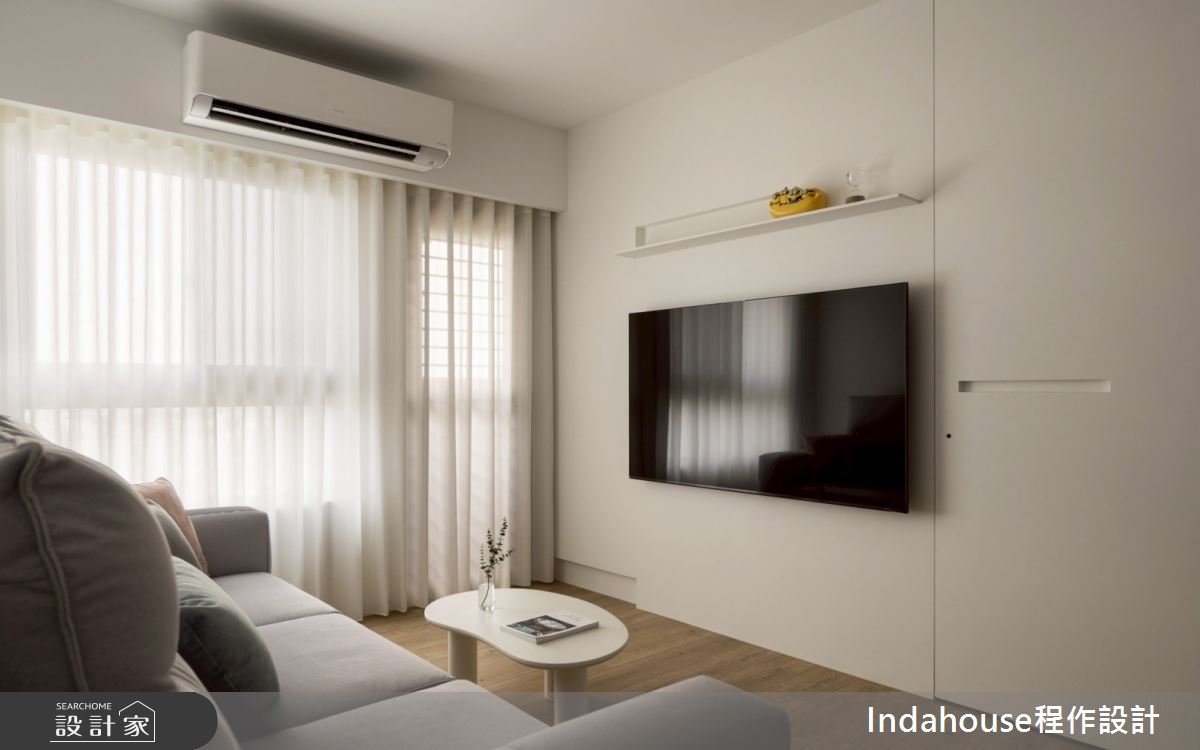 15坪預售屋＿簡約風客廳案例圖片＿Indahouse程作設計＿程作_【Residence】No.014 Lin House / New Taipei之5