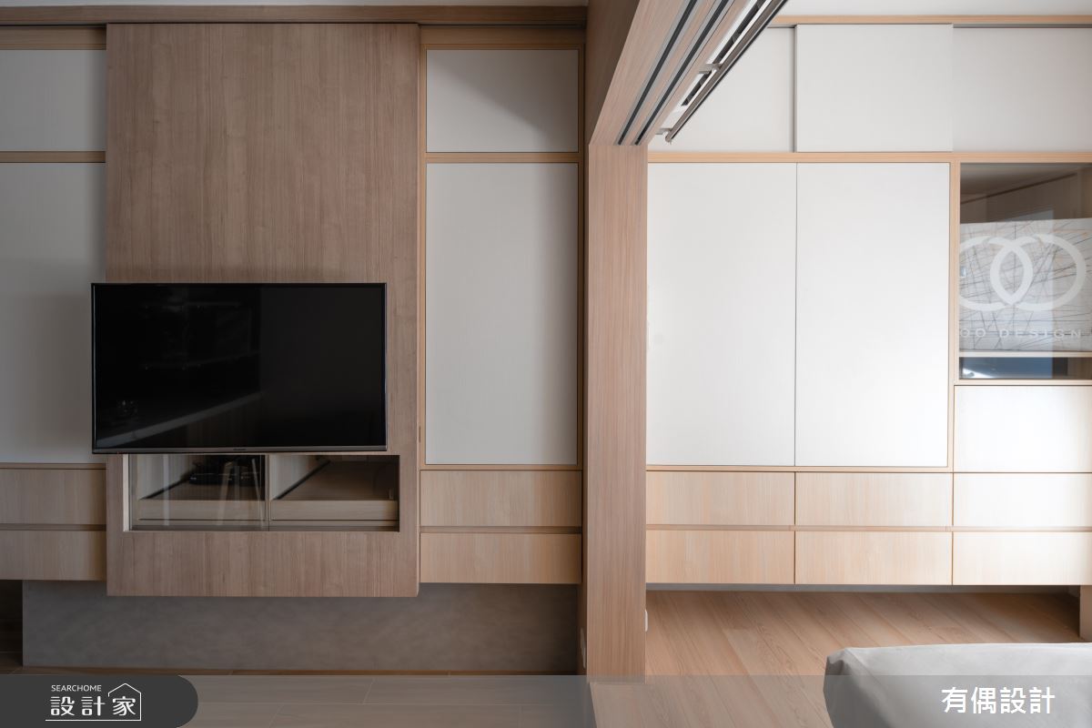 9坪老屋(41~50年)＿人文禪風客廳臥室案例圖片＿有偶室內裝修股份有限公司＿有偶_輕透關係之4