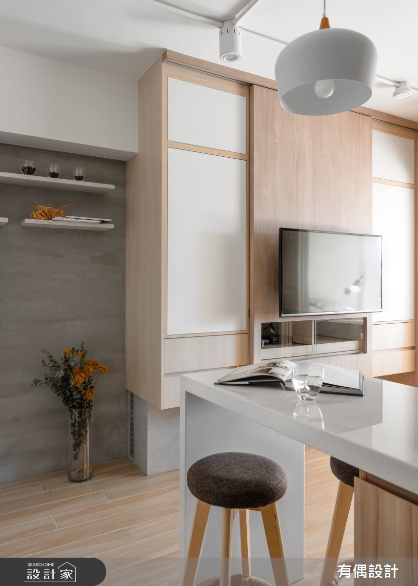 9坪老屋(41~50年)＿人文禪風客廳餐廳案例圖片＿有偶室內裝修股份有限公司＿有偶_輕透關係之9