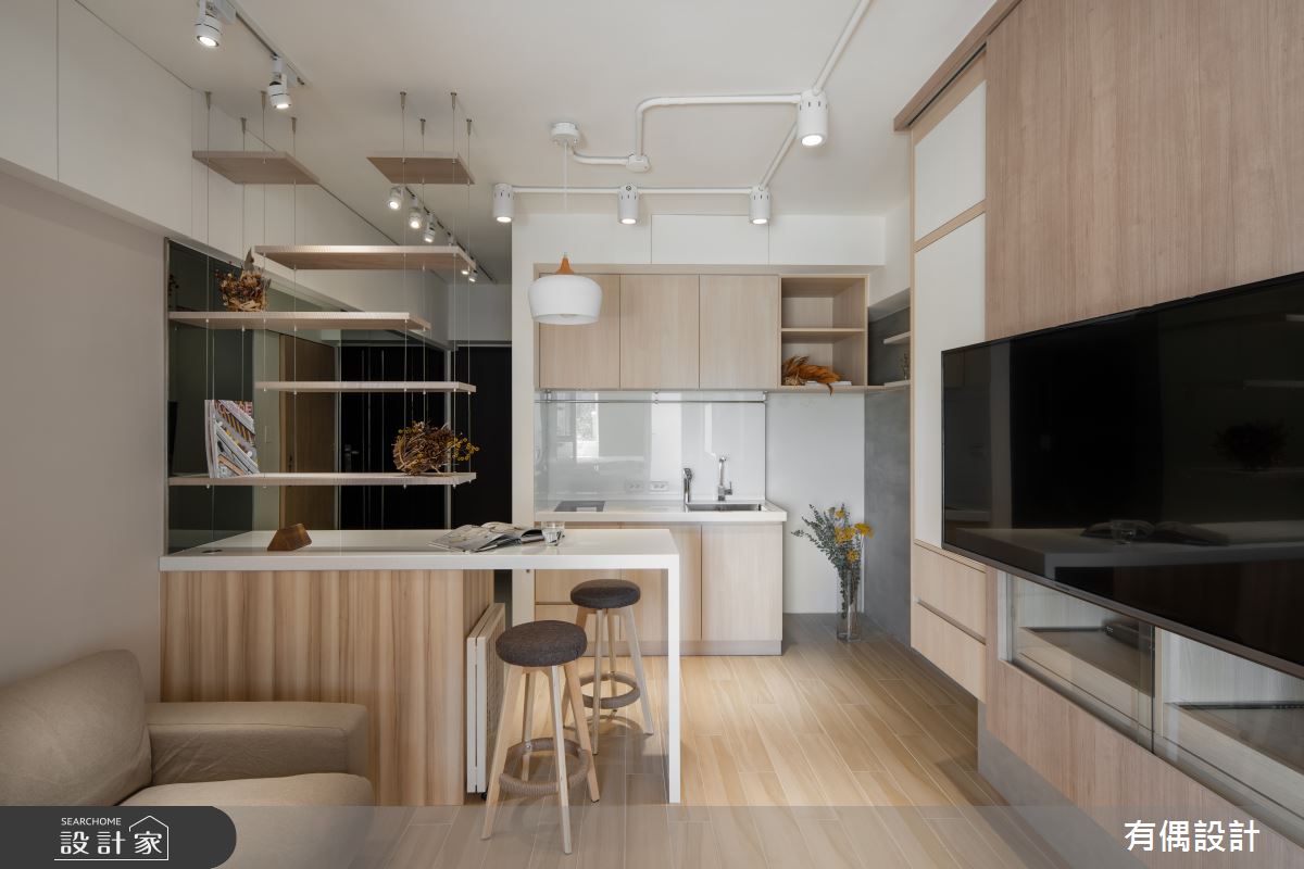 9坪老屋(41~50年)＿人文禪風餐廳廚房案例圖片＿有偶室內裝修股份有限公司＿有偶_輕透關係之11