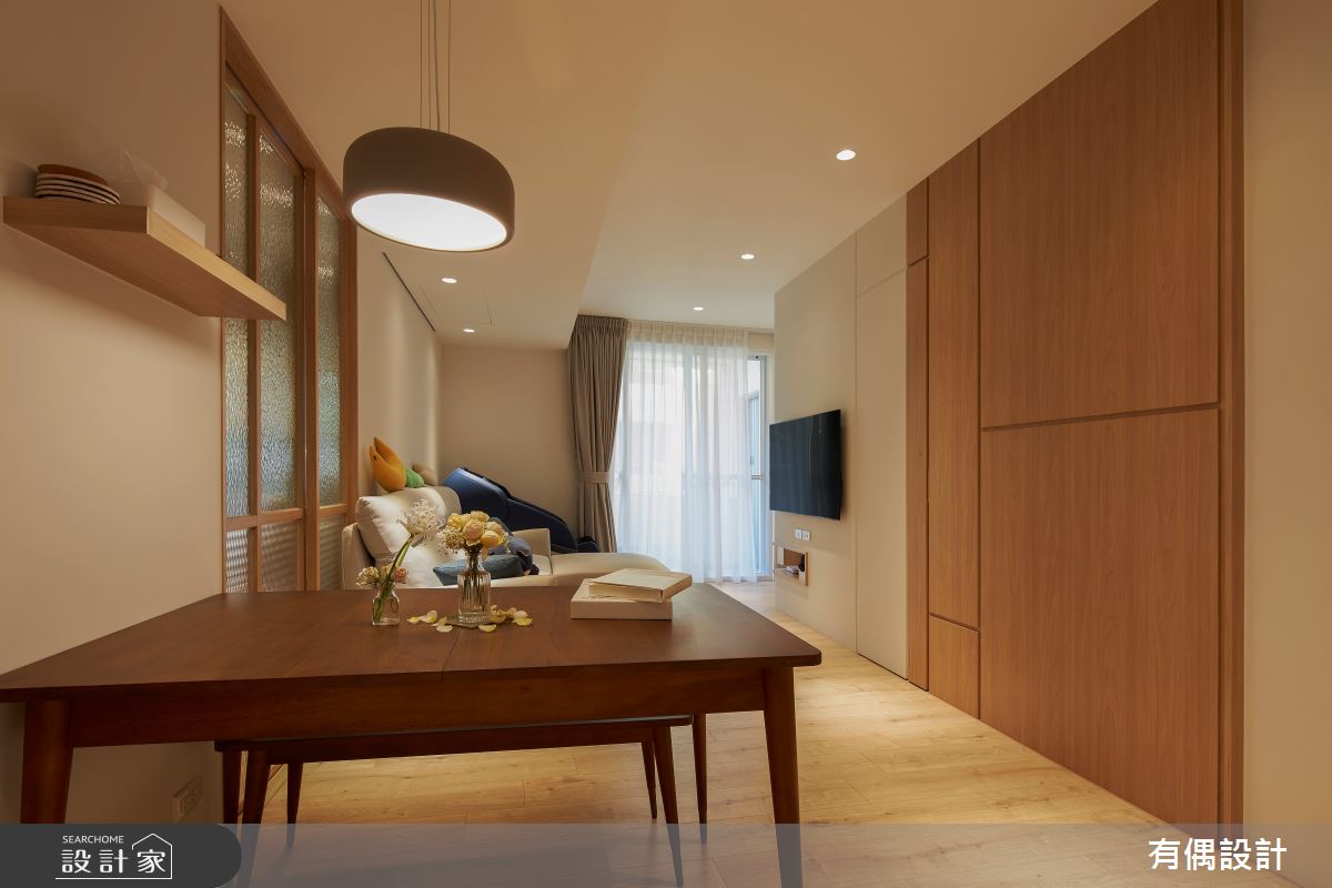 19坪老屋(31~40年)＿日式無印風客廳餐廳案例圖片＿有偶室內裝修股份有限公司＿有偶_漫遊光影之6