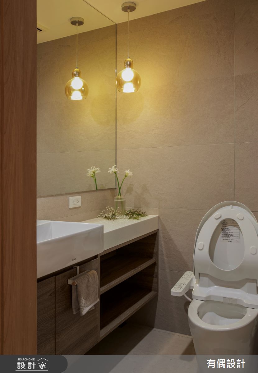 19坪老屋(31~40年)＿日式無印風浴室案例圖片＿有偶室內裝修股份有限公司＿有偶_漫遊光影之12