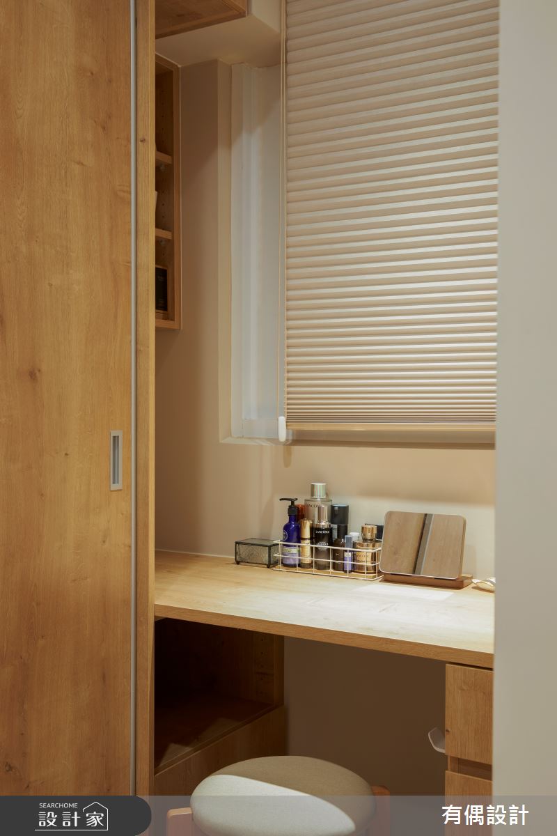 19坪老屋(31~40年)＿日式無印風臥室案例圖片＿有偶室內裝修股份有限公司＿有偶_漫遊光影之10
