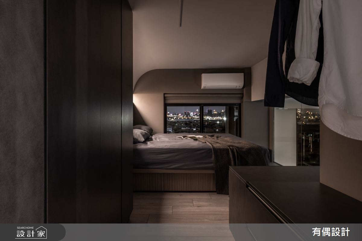 12坪中古屋(5~15年)＿混搭風臥室案例圖片＿有偶室內裝修股份有限公司＿有偶_內斂奢華雅痞複層宅之12