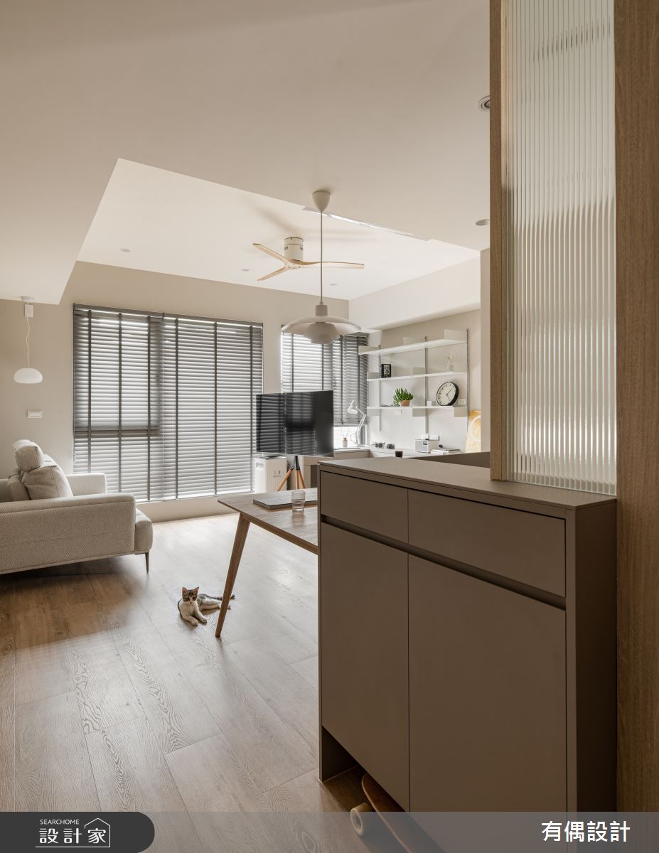 13坪新成屋(5年以下)＿日式無印風玄關客廳案例圖片＿有偶室內裝修股份有限公司＿有偶_丹秋之3