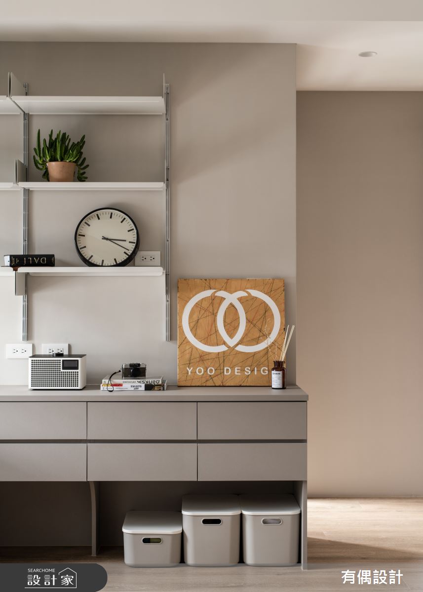 13坪新成屋(5年以下)＿日式無印風書房工作區案例圖片＿有偶室內裝修股份有限公司＿有偶_丹秋之7