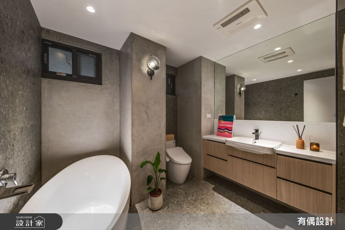 19坪老屋(31~40年)＿現代風浴室案例圖片＿有偶室內裝修股份有限公司＿有偶_春萌之19