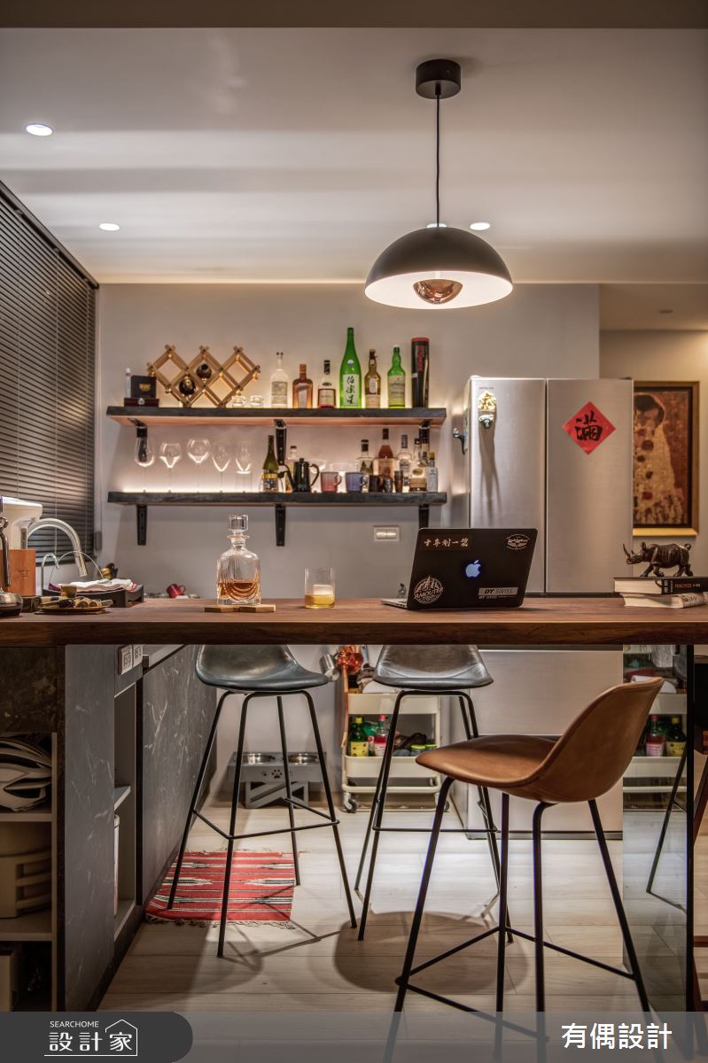 19坪老屋(31~40年)＿現代風餐廳廚房吧檯案例圖片＿有偶室內裝修股份有限公司＿有偶_春萌之4