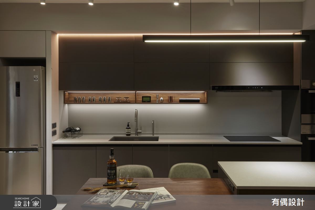 22坪中古屋(5~15年)＿現代風餐廳廚房案例圖片＿有偶室內裝修股份有限公司＿有偶_酒醪赋之4