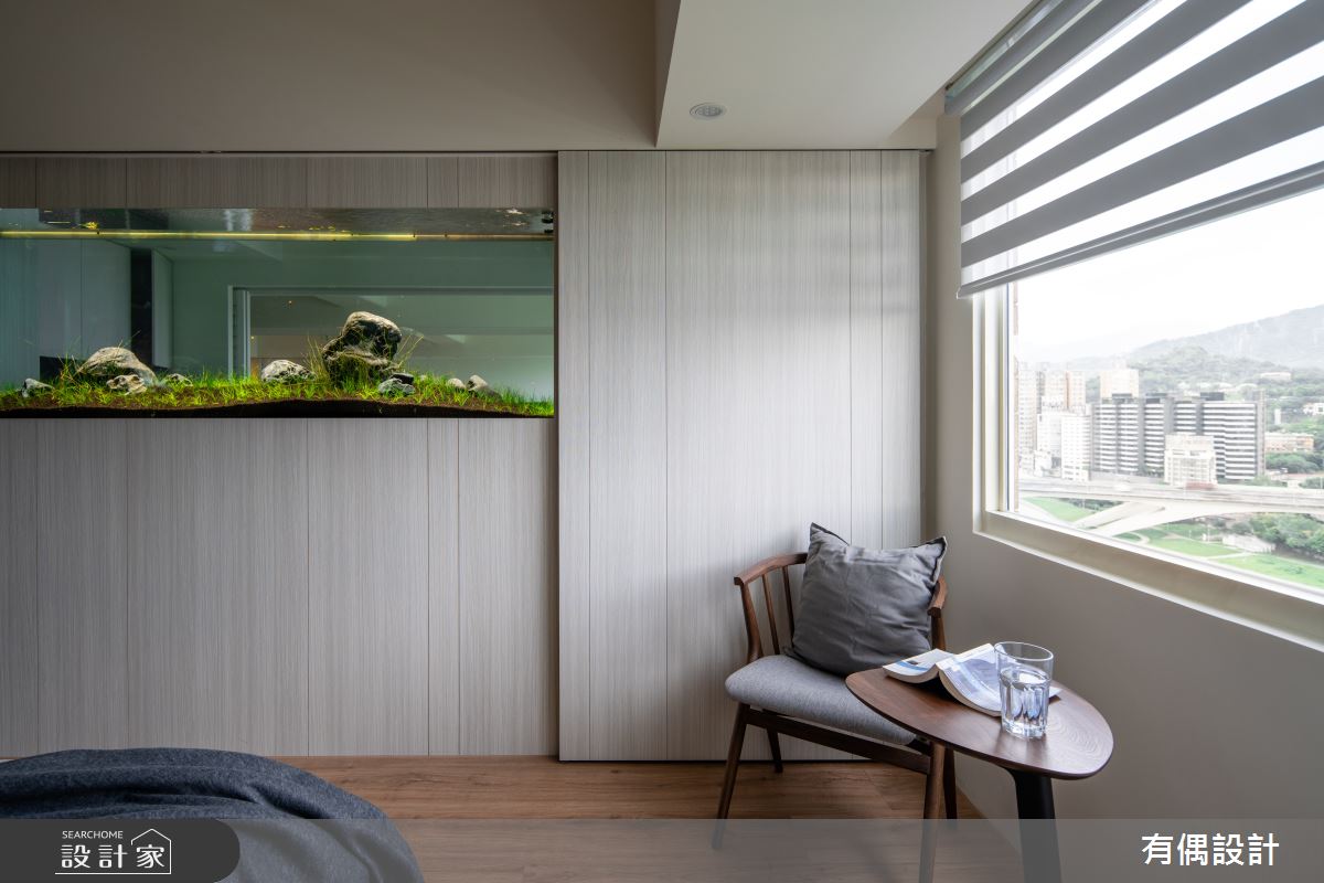 50坪中古屋(5~15年)＿現代風臥室案例圖片＿有偶室內裝修股份有限公司＿有偶_陽光輝映河景親子宅之22