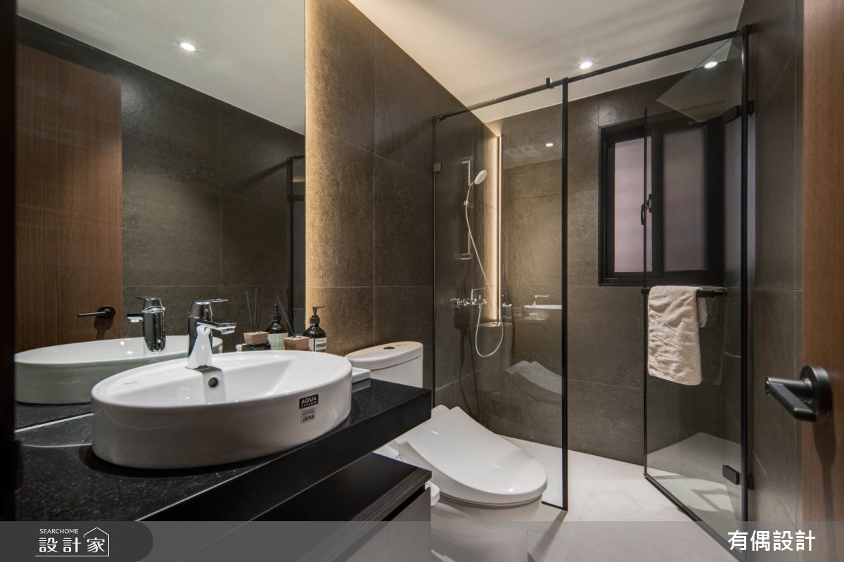 27坪中古屋(5~15年)＿侘寂風浴室案例圖片＿有偶室內裝修股份有限公司＿有偶_夏沐之15