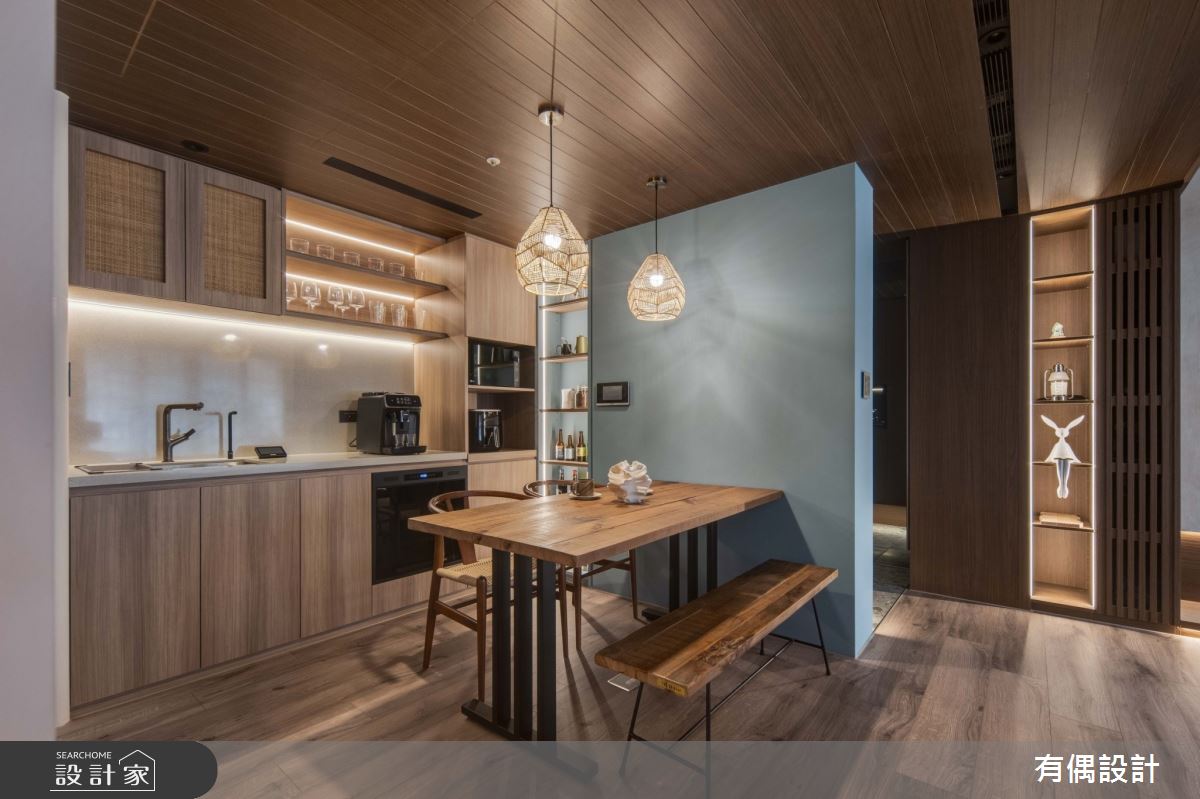 27坪中古屋(5~15年)＿侘寂風餐廳廚房案例圖片＿有偶室內裝修股份有限公司＿有偶_夏沐之4