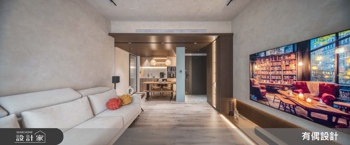 27坪中古屋(5~15年)＿侘寂風客廳餐廳案例圖片＿有偶室內裝修股份有限公司＿有偶_夏沐之10