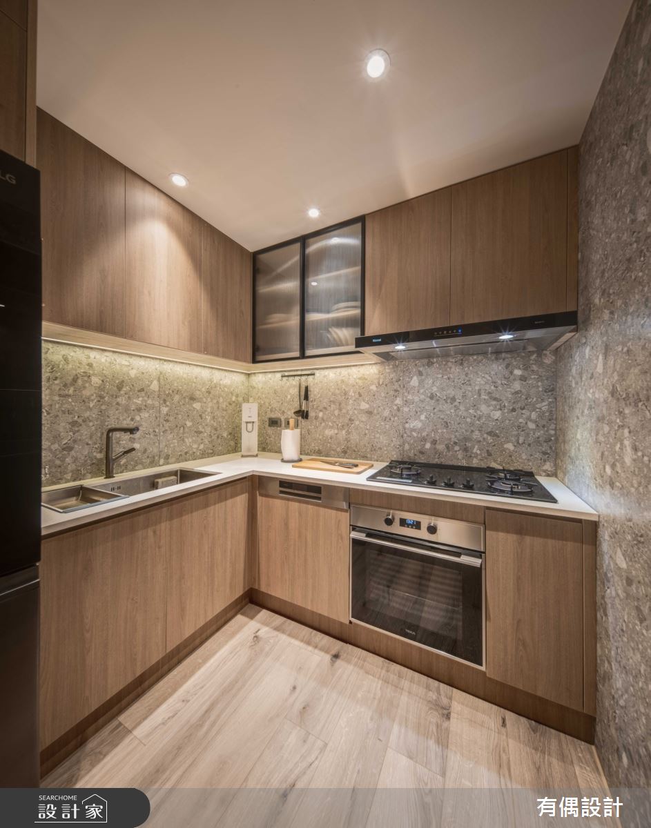 27坪中古屋(5~15年)＿侘寂風廚房案例圖片＿有偶室內裝修股份有限公司＿有偶_夏沐之6