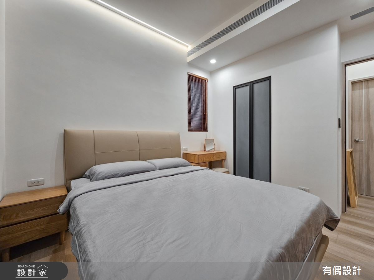 23坪新成屋(5年以下)＿現代風臥室案例圖片＿有偶室內裝修股份有限公司＿有偶_Tea Latte之22