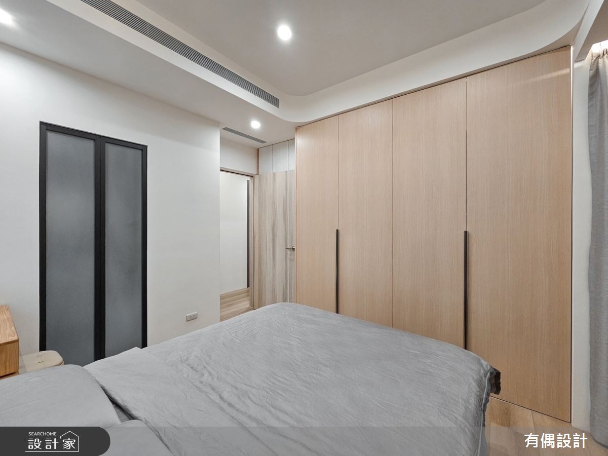 23坪新成屋(5年以下)＿現代風臥室案例圖片＿有偶室內裝修股份有限公司＿有偶_Tea Latte之24