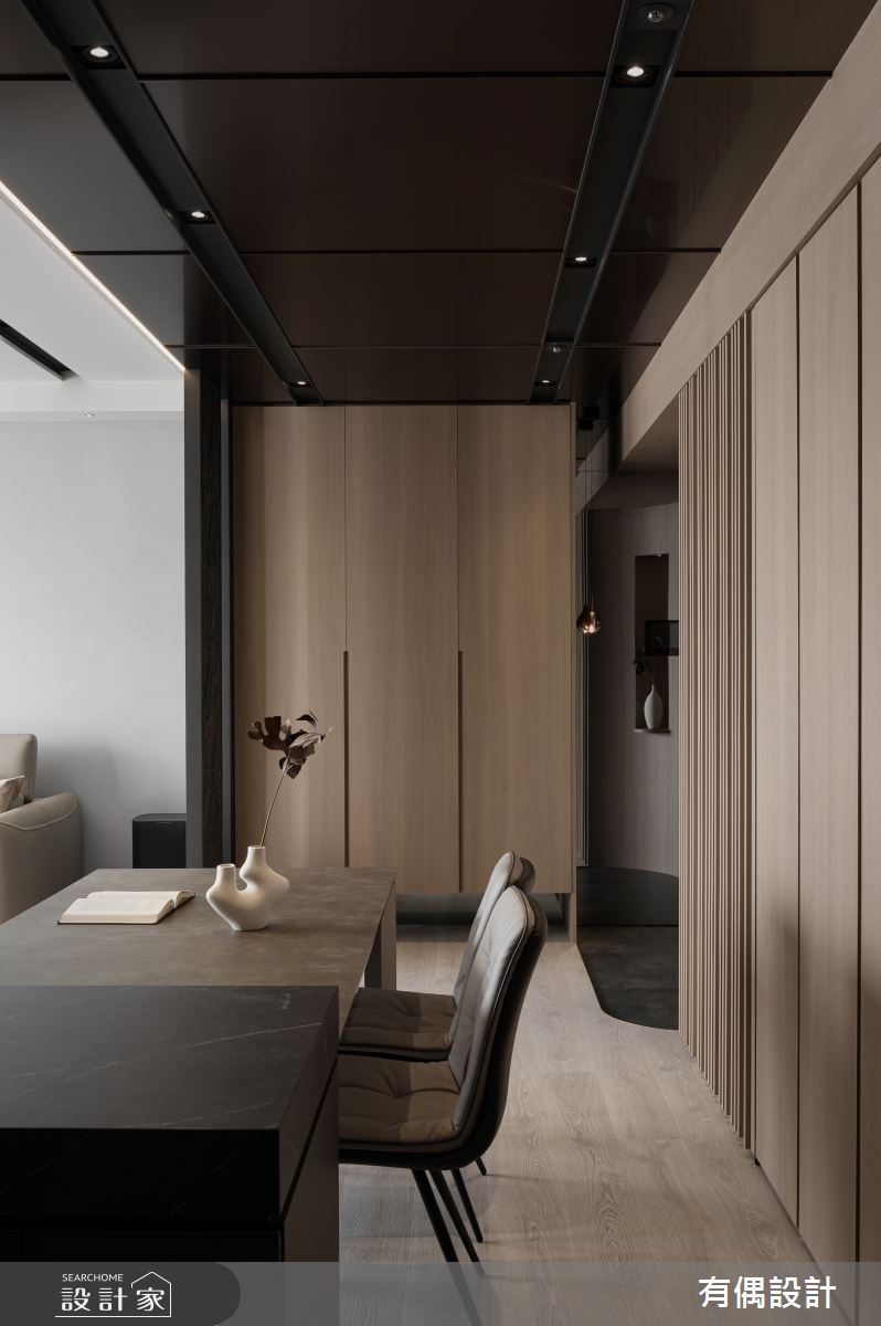 35坪新成屋(5年以下)＿混搭風餐廳案例圖片＿有偶室內裝修股份有限公司＿有偶_灰。靜之12
