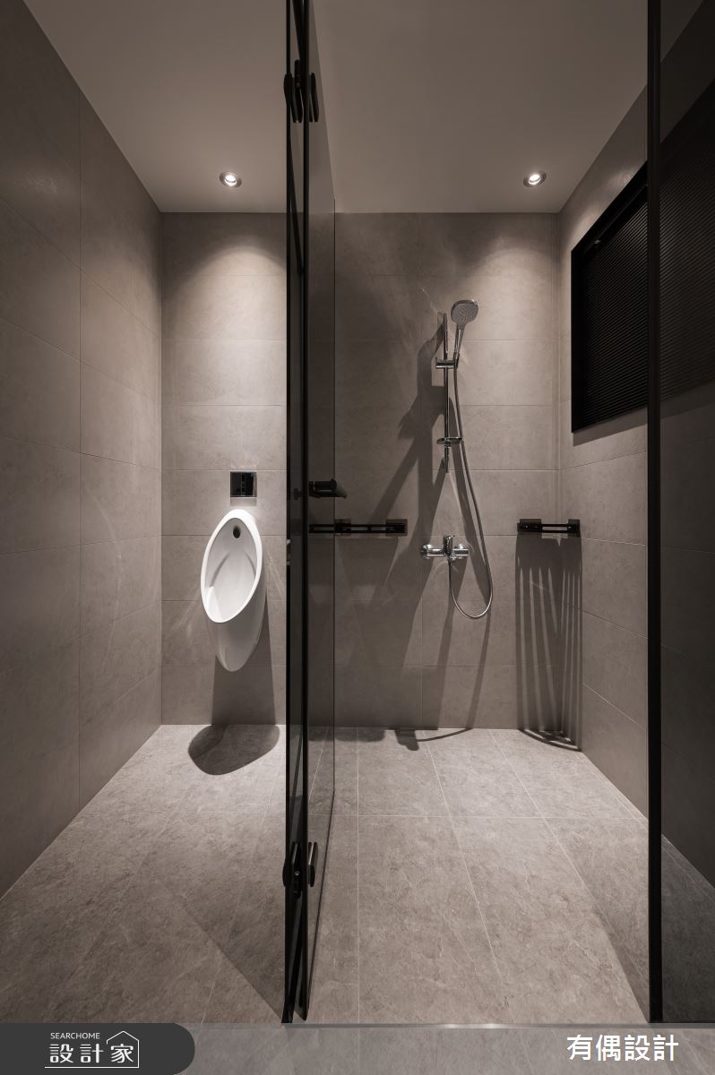 35坪新成屋(5年以下)＿混搭風浴室案例圖片＿有偶室內裝修股份有限公司＿有偶_灰。靜之30
