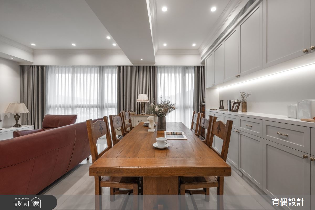 35坪新成屋(5年以下)＿鄉村風餐廳案例圖片＿有偶室內裝修股份有限公司＿有偶_藝境時光之8