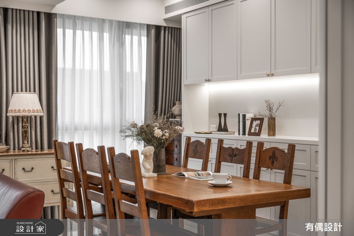 35坪新成屋(5年以下)＿鄉村風餐廳案例圖片＿有偶室內裝修股份有限公司＿有偶_藝境時光之9