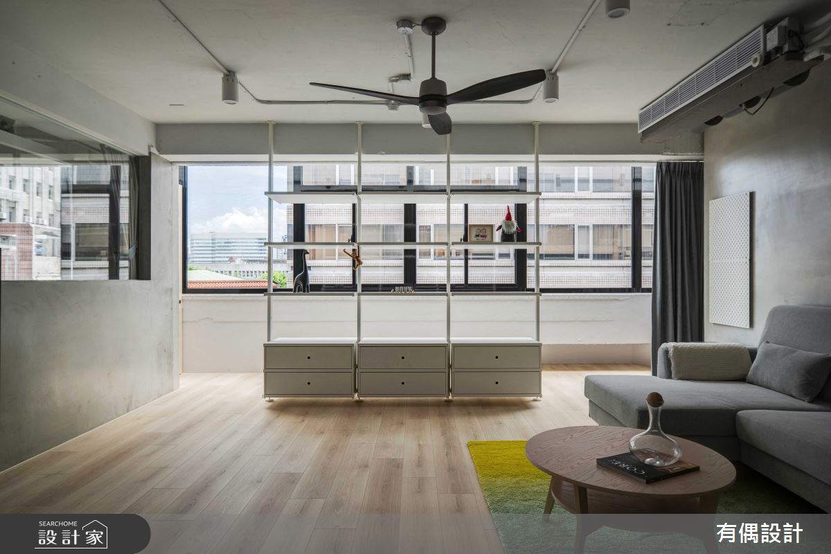 55坪老屋(41~50年)＿工業風客廳案例圖片＿有偶室內裝修股份有限公司＿有偶_璞光森語之3
