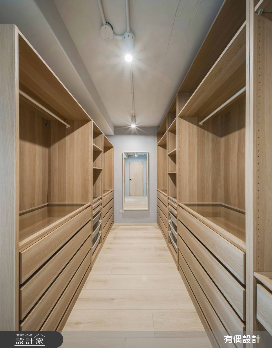 55坪老屋(41~50年)＿工業風更衣間案例圖片＿有偶室內裝修股份有限公司＿有偶_璞光森語之16
