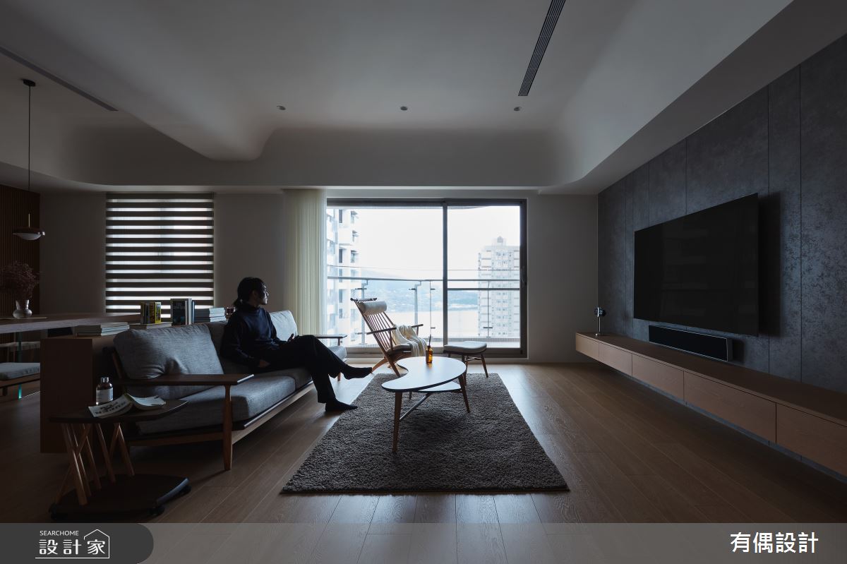 40坪毛胚屋＿日式無印風客廳案例圖片＿有偶室內裝修股份有限公司＿有偶_和沐之3