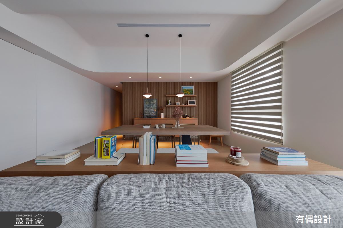 40坪毛胚屋＿日式無印風客廳餐廳案例圖片＿有偶室內裝修股份有限公司＿有偶_和沐之15
