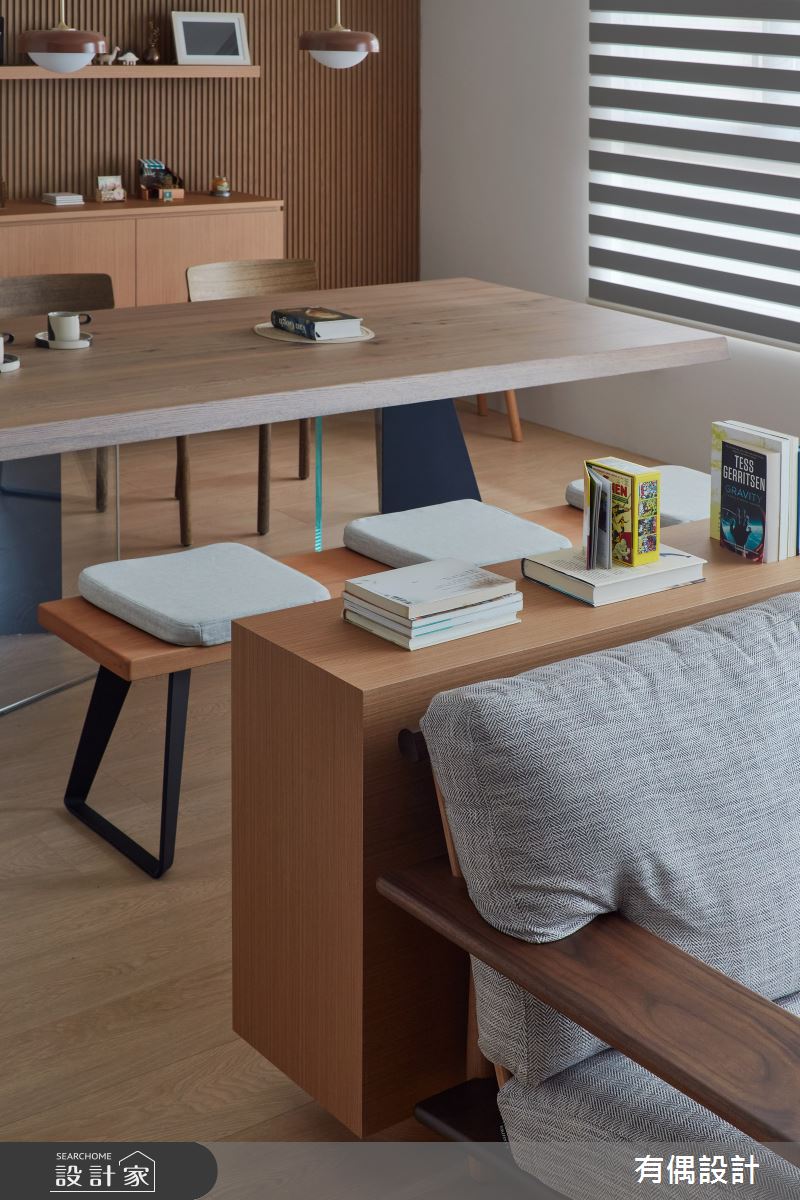 40坪毛胚屋＿日式無印風客廳餐廳案例圖片＿有偶室內裝修股份有限公司＿有偶_和沐之23