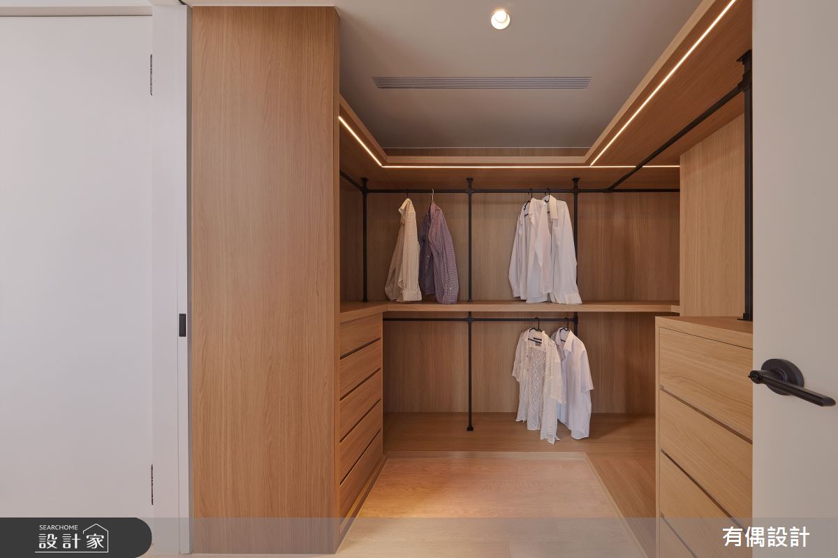 40坪毛胚屋＿日式無印風更衣間案例圖片＿有偶室內裝修股份有限公司＿有偶_和沐之27
