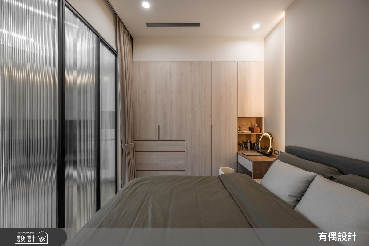 15坪新古屋(10年以下)＿現代風臥室案例圖片＿有偶室內裝修股份有限公司＿有偶_芝麻奶茶之14