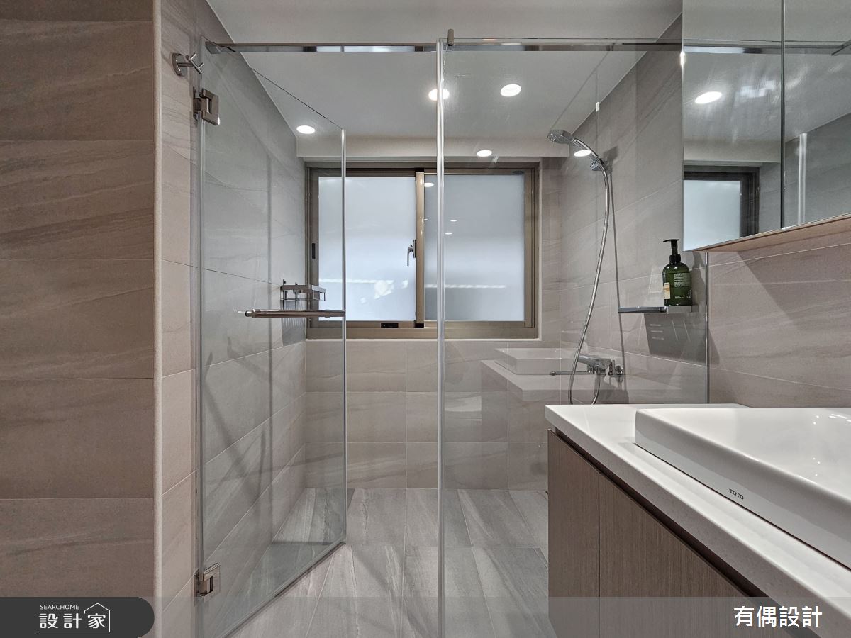 30坪老屋(41~50年)＿現代簡約風浴室案例圖片＿有偶室內裝修股份有限公司＿有偶_和光之境之17