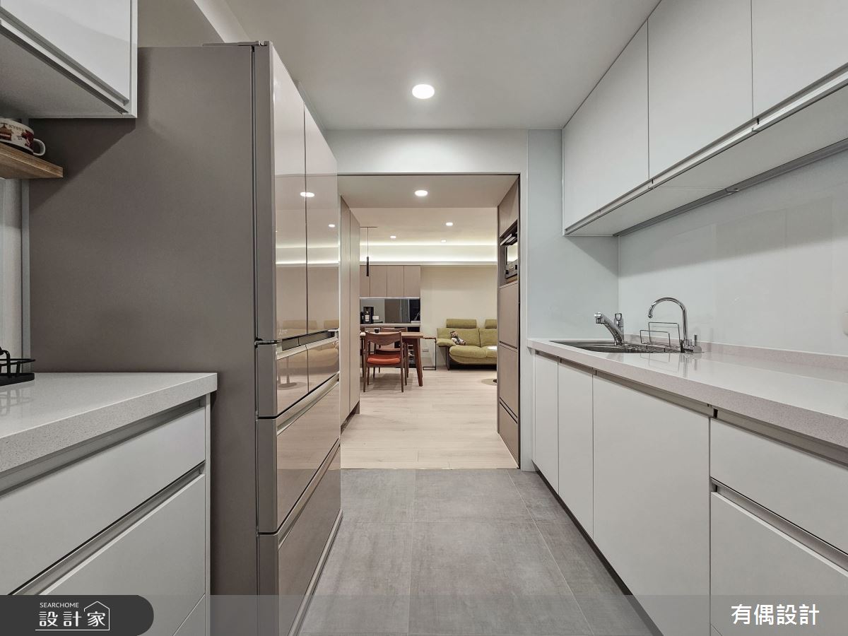 30坪老屋(41~50年)＿現代簡約風廚房案例圖片＿有偶室內裝修股份有限公司＿有偶_和光之境之25