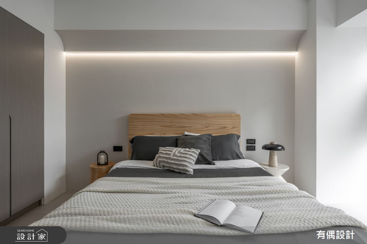 老屋(16~30年)＿簡約風臥室案例圖片＿有偶室內裝修股份有限公司＿有偶_柔光之所之13