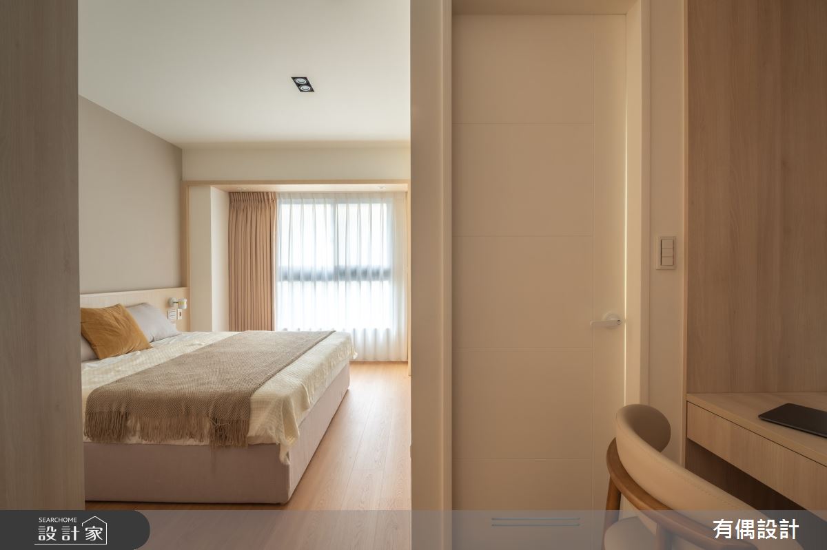 35坪新成屋(5年以下)＿現代混搭風臥室案例圖片＿有偶室內裝修股份有限公司＿有偶_漫沐韻之13