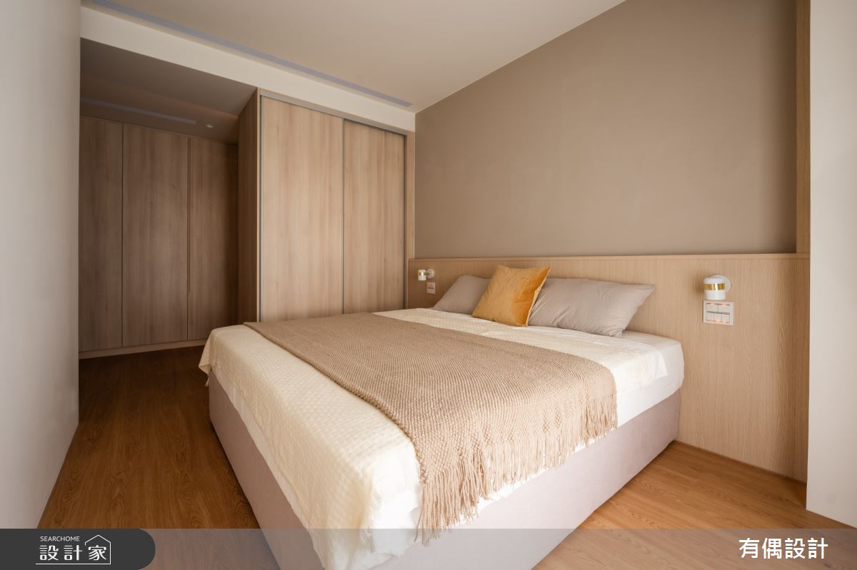 35坪新成屋(5年以下)＿現代混搭風臥室案例圖片＿有偶室內裝修股份有限公司＿有偶_漫沐韻之14