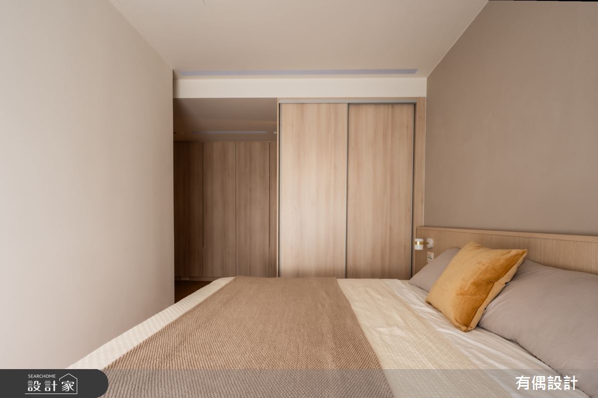 35坪新成屋(5年以下)＿現代混搭風臥室案例圖片＿有偶室內裝修股份有限公司＿有偶_漫沐韻之15