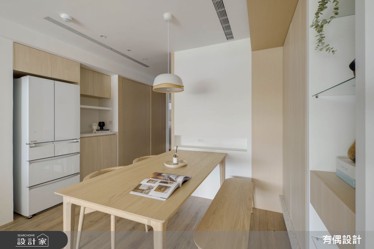 23坪新成屋(5年以下)＿日式簡約風餐廳案例圖片＿有偶室內裝修股份有限公司＿有偶_柔境之6