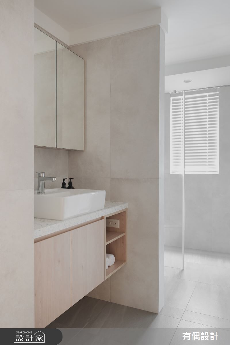 39坪老屋(16~30年)＿簡約風浴室案例圖片＿有偶室內裝修股份有限公司＿有偶_一宅七隅之14