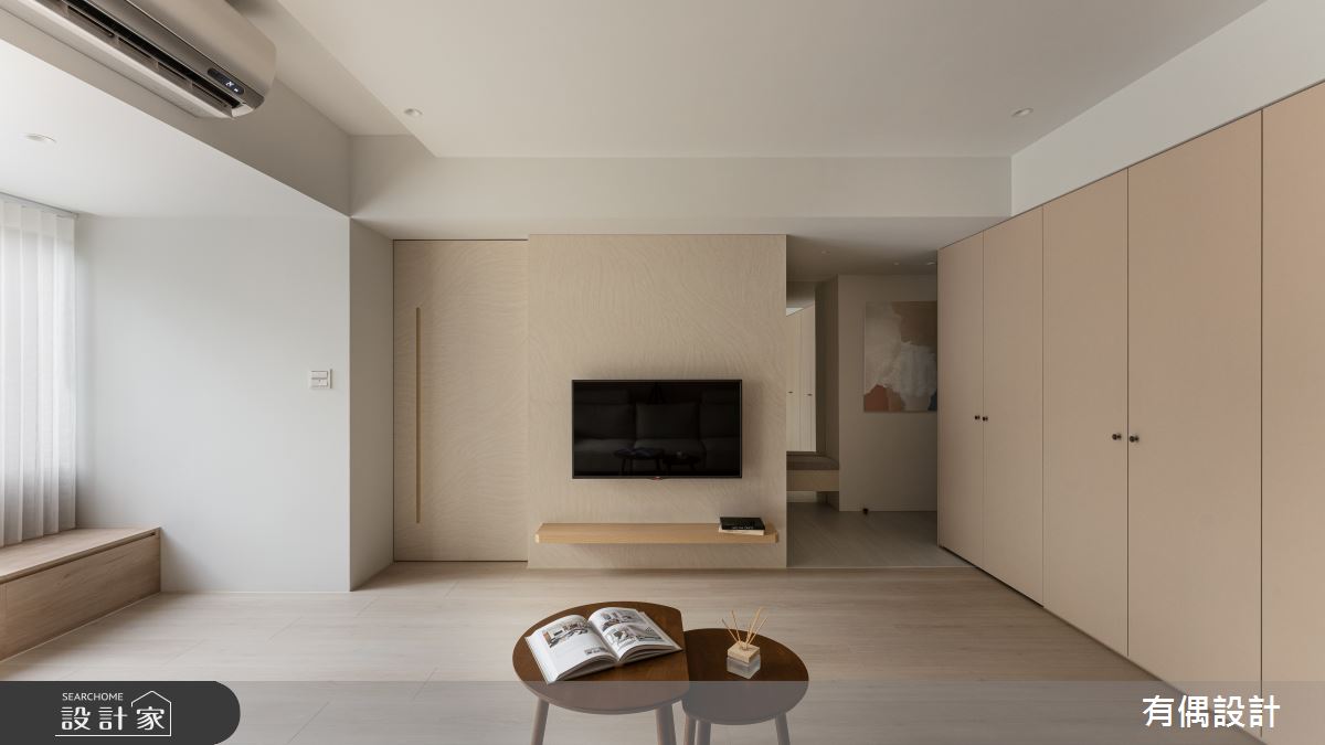 30坪老屋(41~50年)＿現代侘寂風玄關客廳案例圖片＿有偶室內裝修股份有限公司＿有偶_界相之3