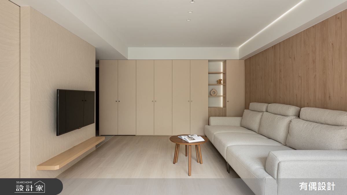 30坪老屋(41~50年)＿現代侘寂風客廳案例圖片＿有偶室內裝修股份有限公司＿有偶_界相之4